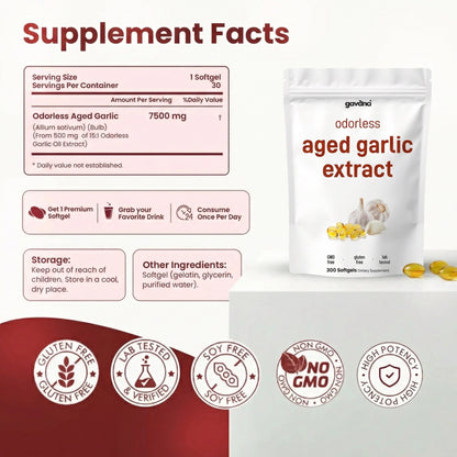 Odorless Aged Garlic Extract