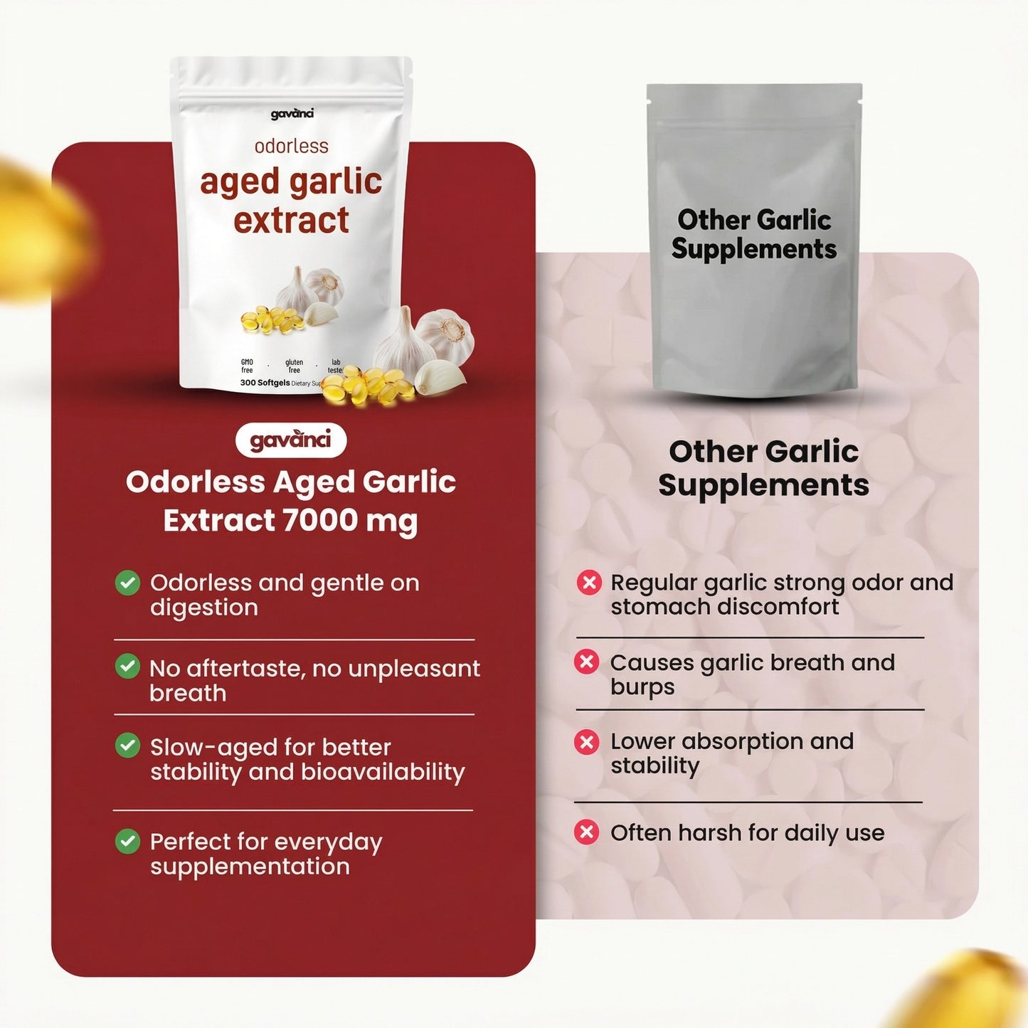 Odorless Aged Garlic Extract