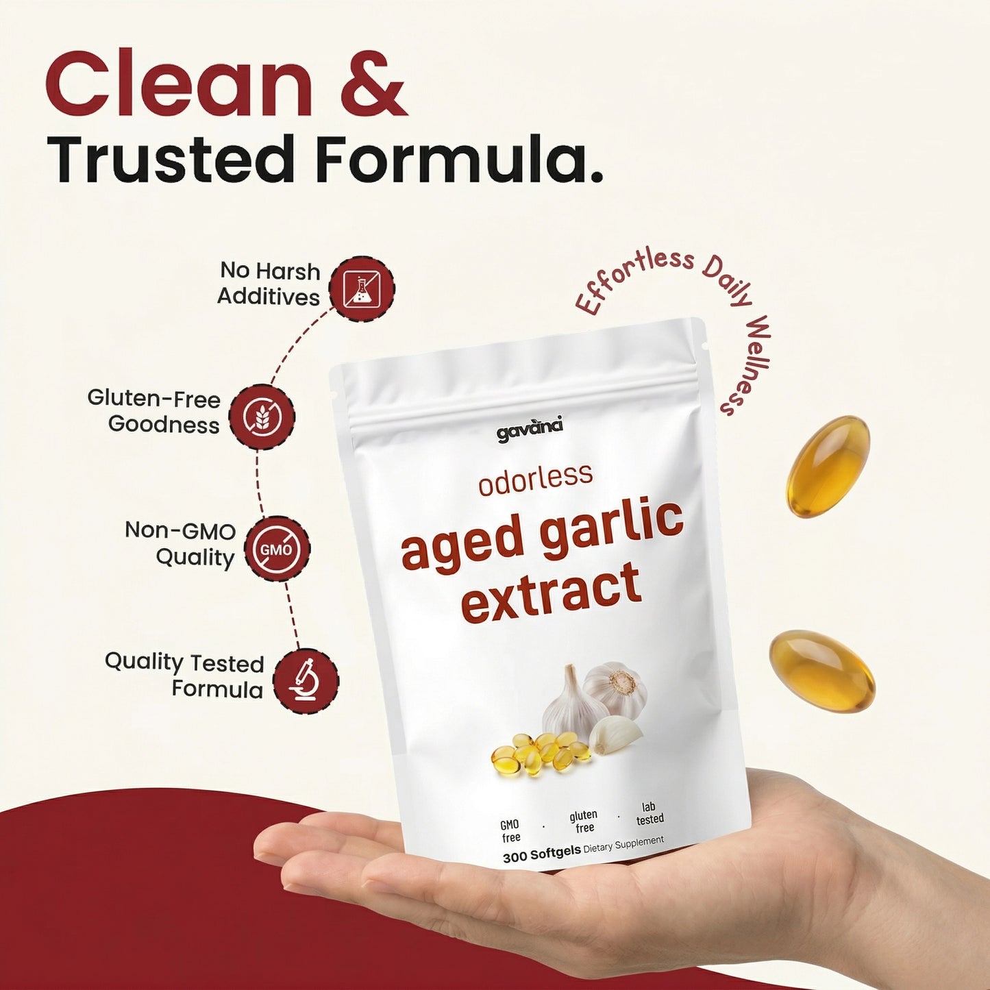 Odorless Aged Garlic Extract
