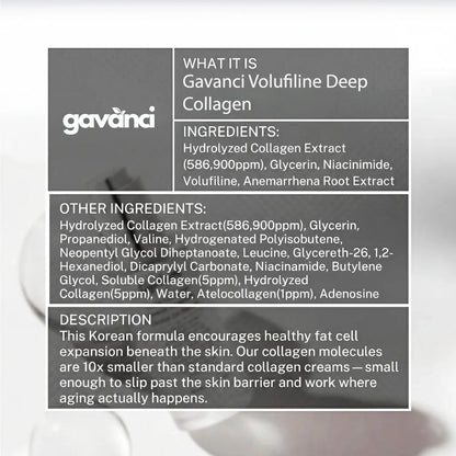 Volufiline Deep Collagen Cream In Serum